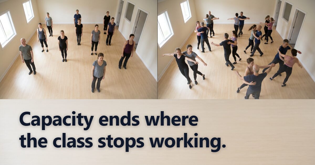 How many students should a dance class have?